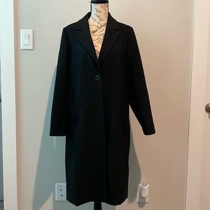 H&M mid-length blazer coat